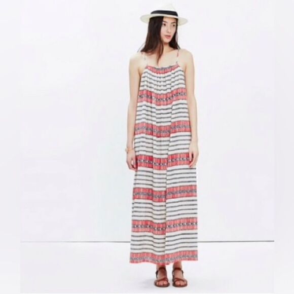 Madewell Sicily tribal print maxi dress